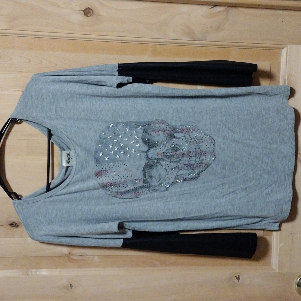 Bling skull tshirts